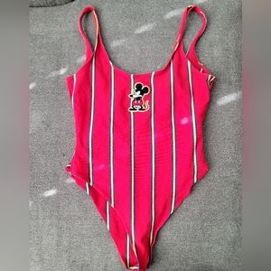 Forever 21 Mickey Collection Unitard shirt